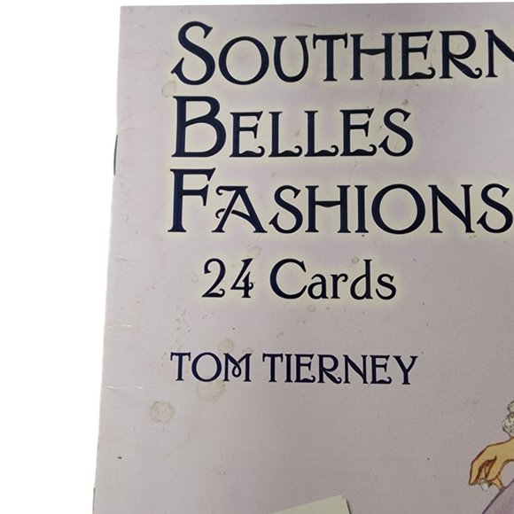 Southern Belles Fashions Postcards Collectable Paper Post Cards Book Tom Tierney - Picture 7 of 9